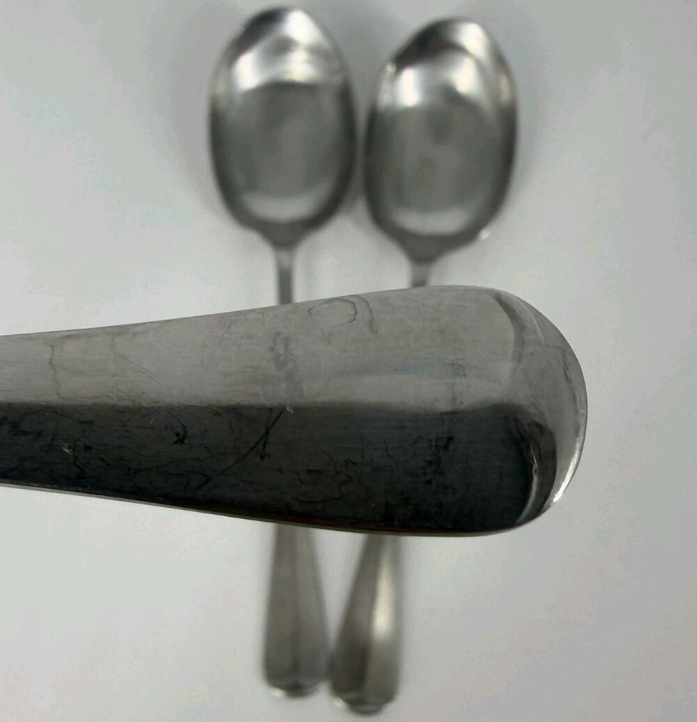 3X Serving Spoons Cooper Bros QUEEN ANNE Stainless England